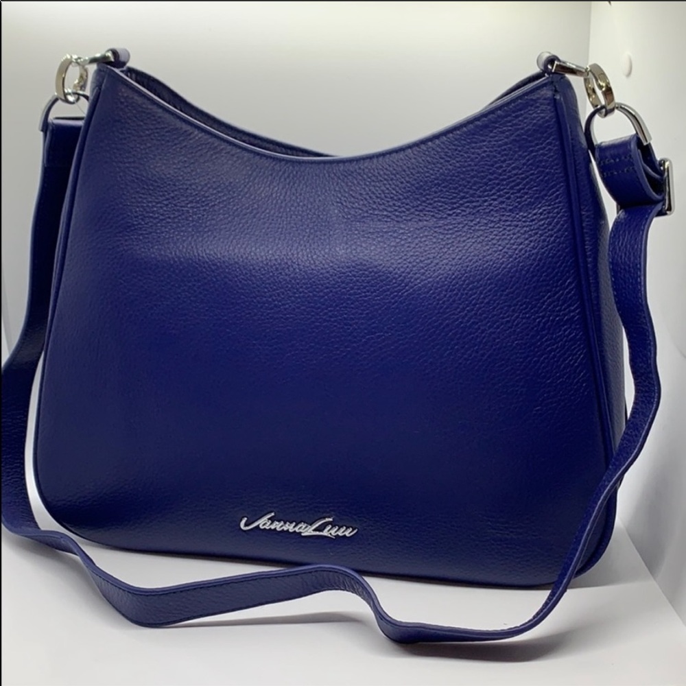 Helena Authentic Leather Crossbody Purse /  Hobo Bag